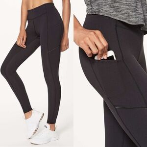 Lululemon Speed Up Black High Waisted Leggings